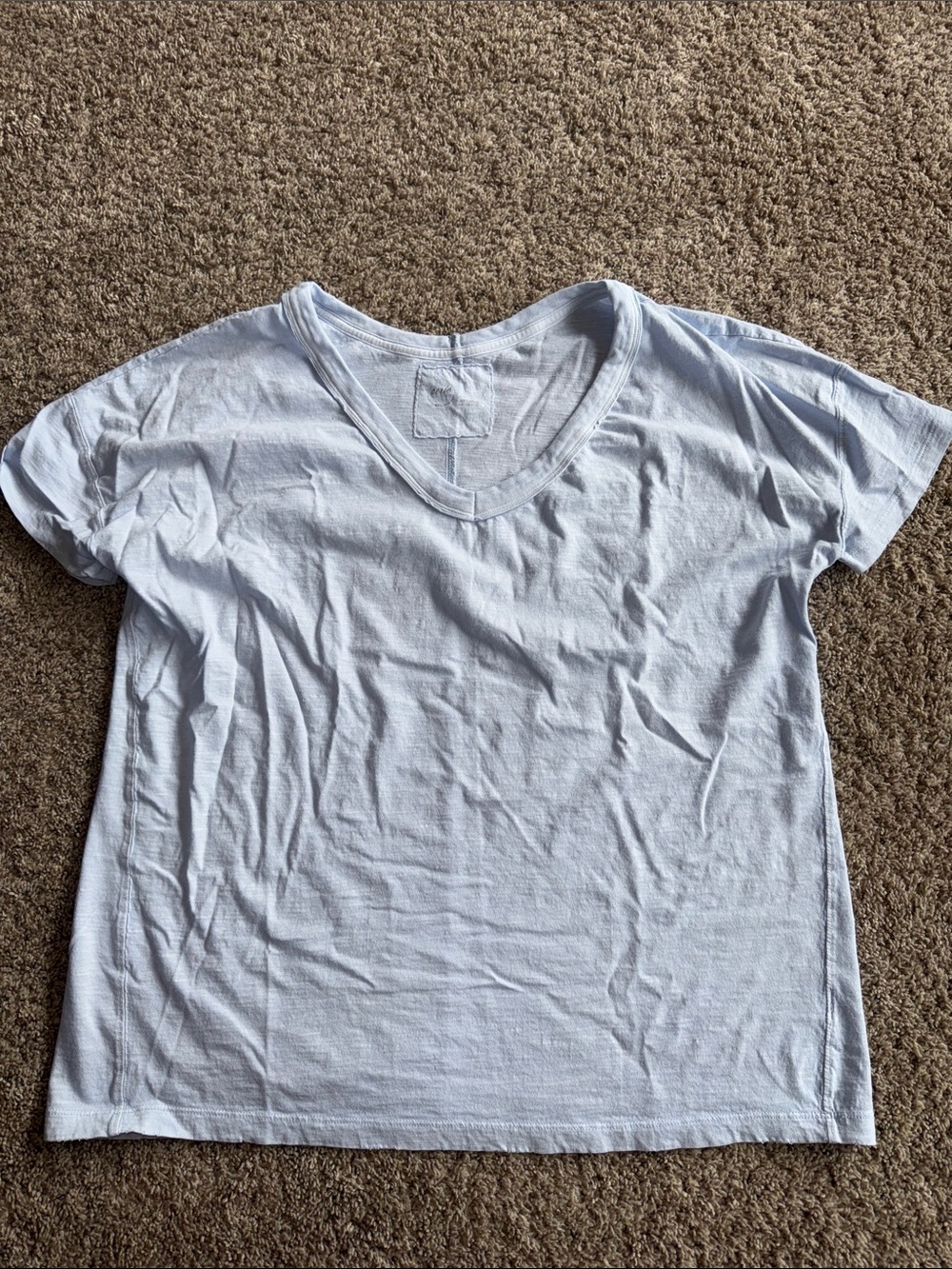 Aerie oversized light blue tee size small